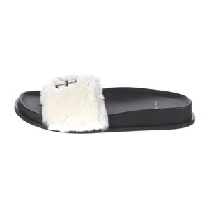 Anine Bing Faux Fur Slides size 37
